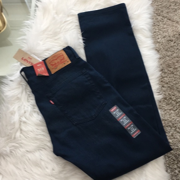 Men’s Dark Wash Denim Jeans - Picture 2 of 3